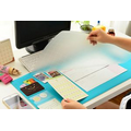 Protective big office desk mat mouse pad table organizer card schedule pocket